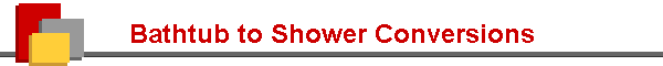 Bathtub to Shower Conversions