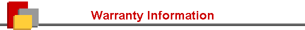 Warranty Information