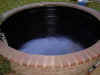 reflecting pool after black gel coat.jpg (84489 bytes)